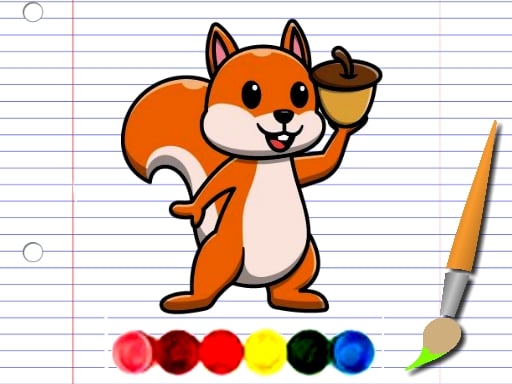 Squirrel Coloring Adventure Details