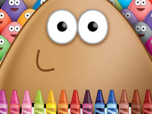 Pou Coloring Details